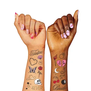 White Custom Temporary Tattoo Sticker for Women Men Waterproof Water Transfer Paper Face Body Art Fashion Printable Transfer