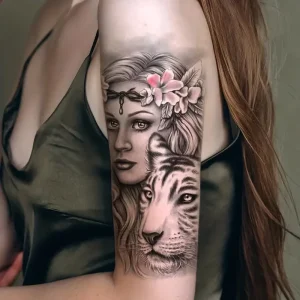 White Men’s Sexy Tribal Tattoo Sticker Lasting 1week Fashionable Water Transfer Temporary Paper Body Face Arm