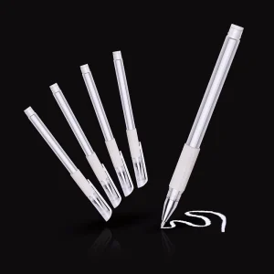 White Microblading Pen Calligraphy Drawing Design Permanent Skin Marker Fine Hair DIY