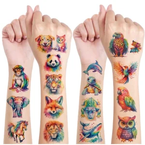 White Paper Temporary Tattoo Stickers Indian Water Transfer Sexy Durable Scratch Resistant Face Body Men Women Fashionable