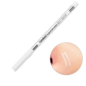 White Water-Soluble Marker Pen for Beauty Salons Waterproof Easy Wipe Positioning Pen for Body Art Permanent Makeup Accessories
