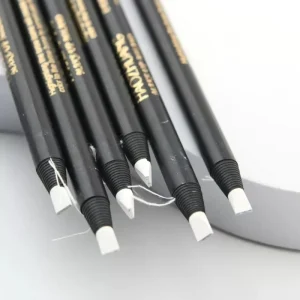 White Waterproof Microblading Eyebrow Pencil Paper Material Permanent Makeup Positioning Tool Body Tattoo Use