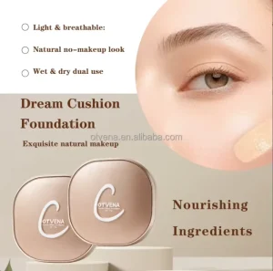 Whitening Moisturizer Oil Control Matte Cushion Foundation 12H Long Last Non Cakey Full Coverage Acne Prone Fit