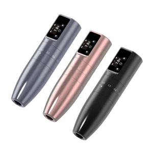 Wireless Adjustable Stroke Tattoo Machine Disposable Cartridge for Permanent Makeup Eyebrow Lipst Coreless Motor 10000 RPM