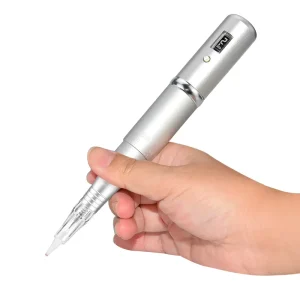 Wireless Aluminum Nano permanent Eyebrow Tattoo Machine with Adjustable 0~2.5mm Needle Length 4 Gears 7500 16000 RPM