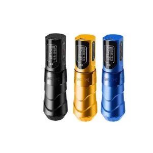 Wireless Battery Aluminum Tattoo Pen Machine Gun FK Supply Permanent Sunrise SR-TM019 Hollow Cup Motor Tattoo
