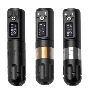 Wireless Coreless Motor Tattoo Cartridge Machine Digital LED Display Battery Rotary Tattoo Pen