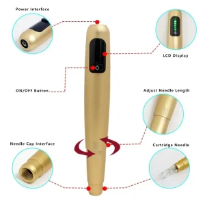 Wireless Digital Tattoo Machine Gun for Permanent Makeup Microblading Operation