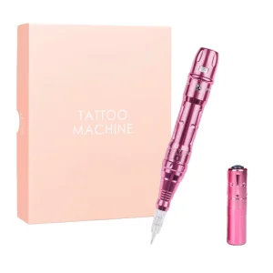 Wireless Electric Body Art Tattoo Pen RCA Alloy Portable Adjustable Battery Powered Permanent Tattoo Machine