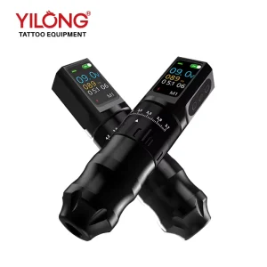 Wireless Electric Permanent Tattoo Machine Pen Disposable Adjustable Stroke 2.7 4.5mm Rotary Stainless Steel Battery 1pcs