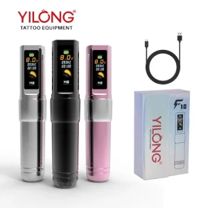 Wireless Electric Tattoo Pen Machine with Lithium Battery for Brow & Lip Permanent Makeup Aluminum