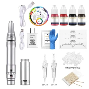 Wireless PMU Machine Tattoo Pen Kit Professional Microshading Machine Supplies Tattoo Device for Permanent Makeup Lips Eyebrow