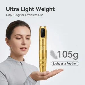Wireless PMU Machine for Training Academies Adjustable Stroke Permanent Makeup Pen with Magnetic Batteries