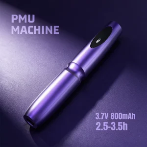 Wireless PMU Pen Dual Battery Lightweight 2.1mm Stroke Permanent Makeup Machine for Eyebrow Lip Tattoo