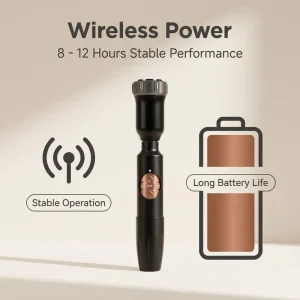 Wireless PMU & Tattoo Machine with Adjustable Stroke 2.3mm 2.7mm Professional Device for PMU Training Academies