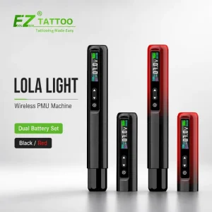 Wireless PMU Tattoo Machine with Extra Battery 800mAh Coreless Motor Permanent Makeup Pen for Eyeliner SMP Tattoo
