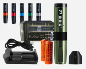 Wireless Permanent Makeup Machine Tattoo Pen Style Machine Kit for Ombre Powder Brows Eyeliner Lip Microshading