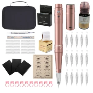 Wireless Permanent Makeup Microblading Machine Kit PMU Device for Eyebrow & Body Tattoo Pen Kit Microblading