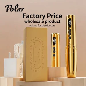 Wireless Permanent Makeup Pen Adjustable Stroke Permanent Makeup Machine Eyebrow Pen Suitable for Universal Cartridges