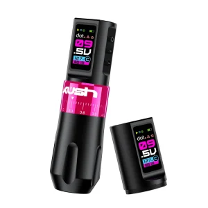 Wireless Permanent Tattoo Machine Pen 1800mAh Battery 4.0mm Stroke Aviation Aluminum 10000 RPM RCA Liner Shader Dot Work