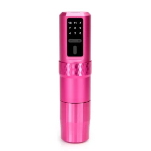 Wireless Pink Tattoo Pen Machine Permanent Makeup Machine for Tattoo Shop