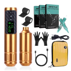 Wireless Professional Tattoo Battery Machine Set Full Complete Tattoo Pen Machine Kit
