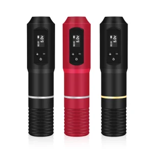 Wireless Professional Tattoo Machine with Digital Screen Display Electric Tattoo Battery Pen Adjustable Stroke Tattoo Equipment
