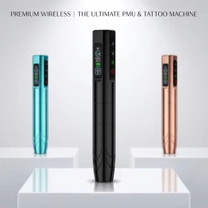 Wireless Rotary Tattoo Pen Digital Display Permanent Makeup PMU Machine for Eyebrow Lip Eyeliner