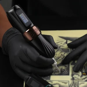 Wireless Rotary Tattoo Pen Disposable Needle Permanent Makeup Tattoo Gun Machine