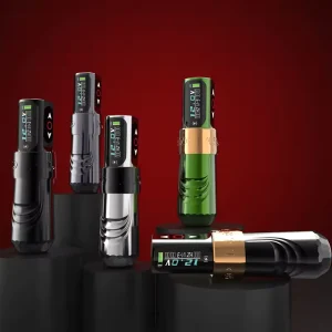Wireless Rotary Tattoo Pen Pro Machine Battery Professional Permanent Pen Tattoo Gun Pen Display PMU Tattoo Making Machine