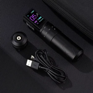 Wireless Rotary Tattoo Pen with Adjustable Stroke 2.7 4.5mm Disposable Needle Tattoo Machine Gun