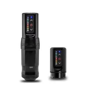 Wireless Rotating Permanent Tattoo Machine Pen Kit Aircraft Aluminum Construction 1400mAh 2400mAh Battery (needles Not Included)