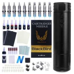 Professional Tattoo Kit Tattoo Needle Accessories Wireless Tattoo Machine Gun Kit for Beginner
