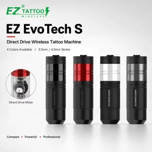 Wireless Tattoo Machine Direct Drive Rotary Tattoo Pen Swiss Motor 1520mAh Battery for Lining Shading Color Packing