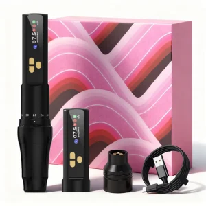 Wireless Tattoo Machine Gun High Capacity Tattoo Pen Machine for Permanent MakeUp Tattoo Pen Rotary