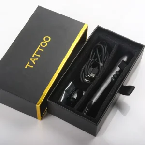 Wireless Tattoo Machine Gun Pen With Portable Power Coreless Motor Digital LED Display for Body Art