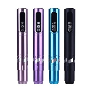 Wireless Tattoo Machine Low Noise Stroke Adjustable Rotary Tattoo Gun 2000mAh Battery Tattoo Pen