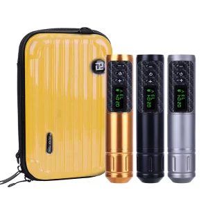 Wireless Tattoo Machine Pen Disposable Cartridge Battery Rotary Aluminum Alloy Body 3.5mm Stroke Coreless Motor Rechargeable 12V
