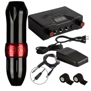 Wireless Tattoo Needles Kit Tattoo Gun Tattoo Gun Machine
