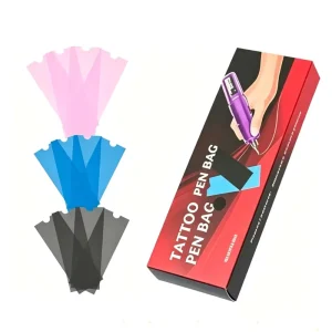 Wireless Tattoo Pen Covers Wrap 200Pcs Large Pen Bags Tattoo Machine Wrap Covers Pen Sleeves Tattoo Supply 18×6.5cm