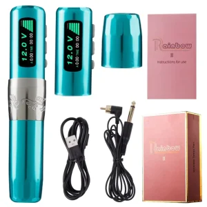 Wireless Tattoo Pen Machine 2 Battery for Permanent Makeup Rechargeable Tattoo Power Supply Tattoo Pen Kit