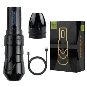 Wireless Tattoo Pen Machine with RCA Connector Rechargeable Power Supply