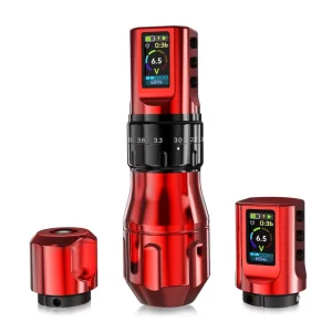 Wireless Tattoo Pen Professional Tattoo Equipment Adjustable Stroke Powerful Motor Tattoo Machine Gun