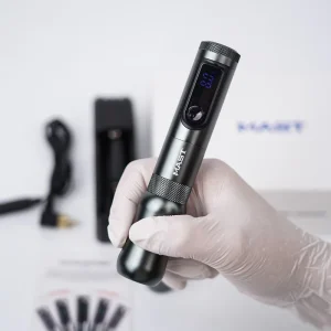 Wireless Tattoo Rotary Pen Machine Kit with Wireless RCA Battery