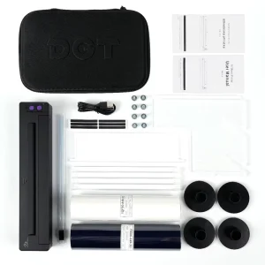 Wireless Tattoo Thermal Printer Kit with Holder and Roll Paper Size Adjustable Tattoo Printer