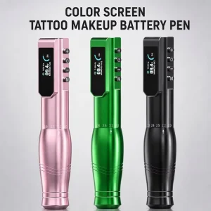 Wireless for Pen Machine Eyebrows Eyeliner Lips Professional Permanent Makeup Rotary Tattoo Adjustable Stroke Double Batteries