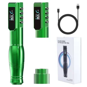 Wireless for Pen Machine Eyebrows Eyeliner Lips Professional Permanent Makeup Rotary Tattoo Adjustable Stroke OEM 2pcs Batteries