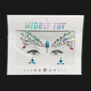 Woman Makeup Party Festival Temporary Crystal Body Jewel Sticker Adhesive Rhinestone Face Gem