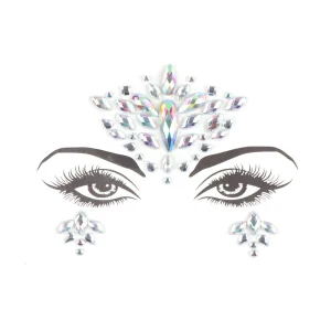 Women’s DIY Art Diamond Painting Kits Crystal Glitter Rhinestone Temporary Face Eyebrow Body Jewels for Festival