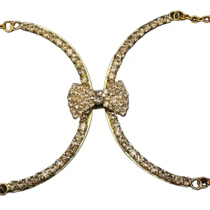 Women’s Sexy Gold Silver Butterfly Body Jewelry Waist Beads Chest Chain Hot Shining Rhinestone Wedding Engagement Party Gift
